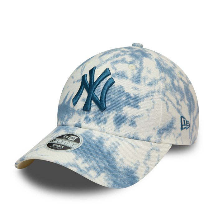 New York Yankees Denim Naiset 9FORTY Lippis Sininen - New Era Lippikset Tukkukauppa FI-407516